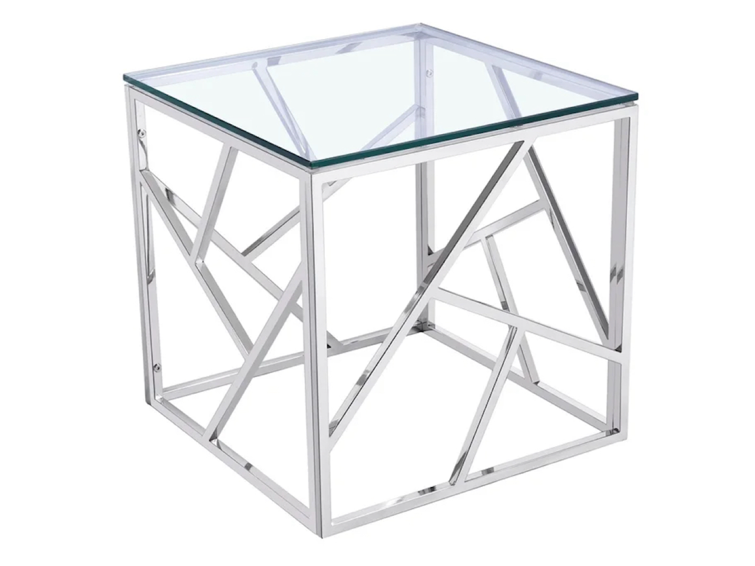 Carole Glass End Table