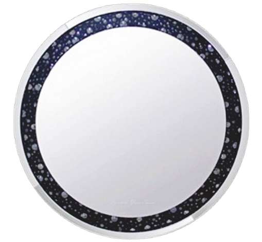 Black Bead Mirror