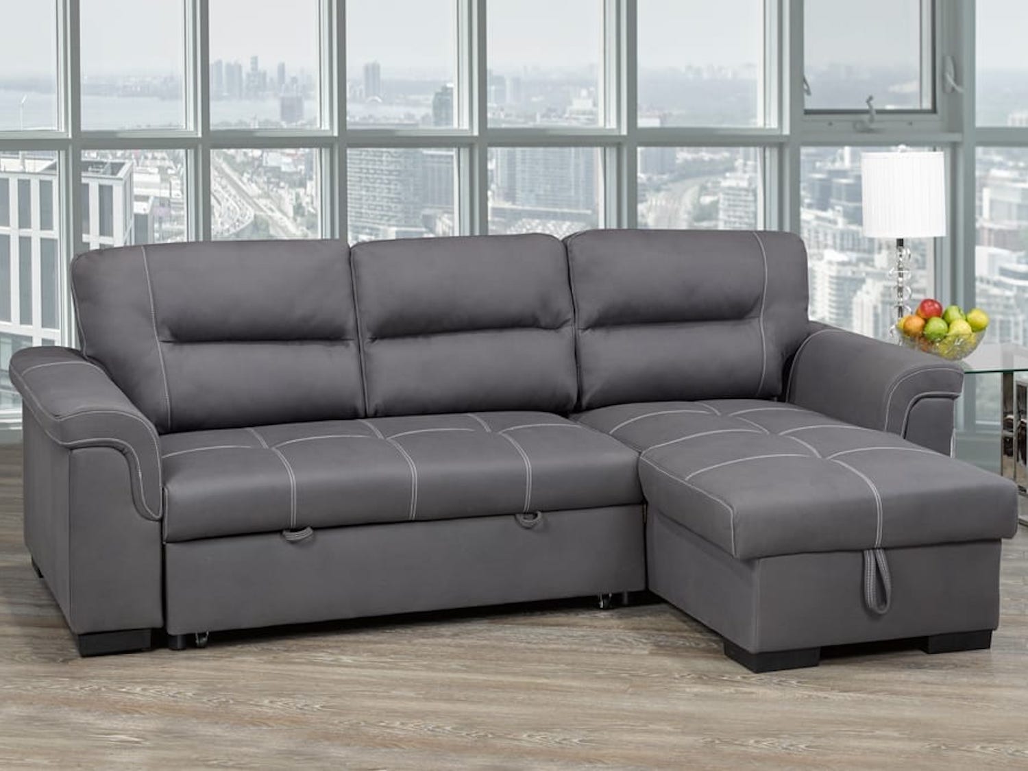 T-1217 Pull-Out Sofa Sectional
