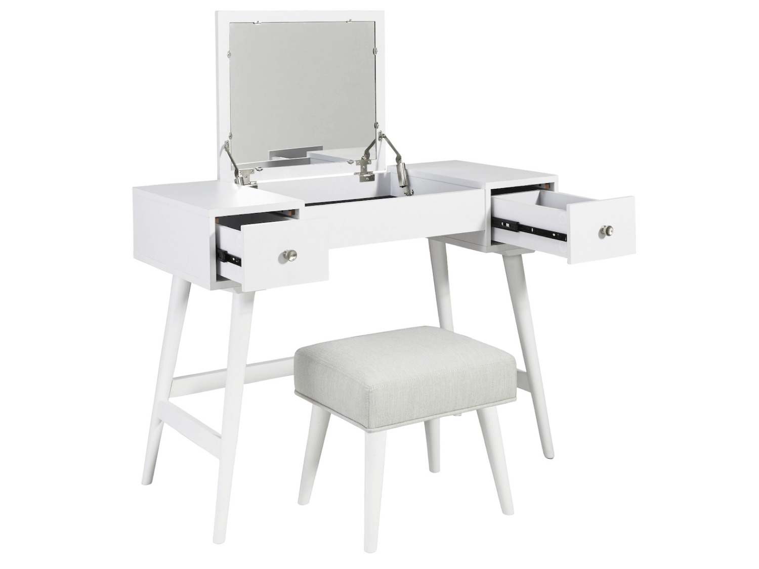 Thadamere Vanity with Stool