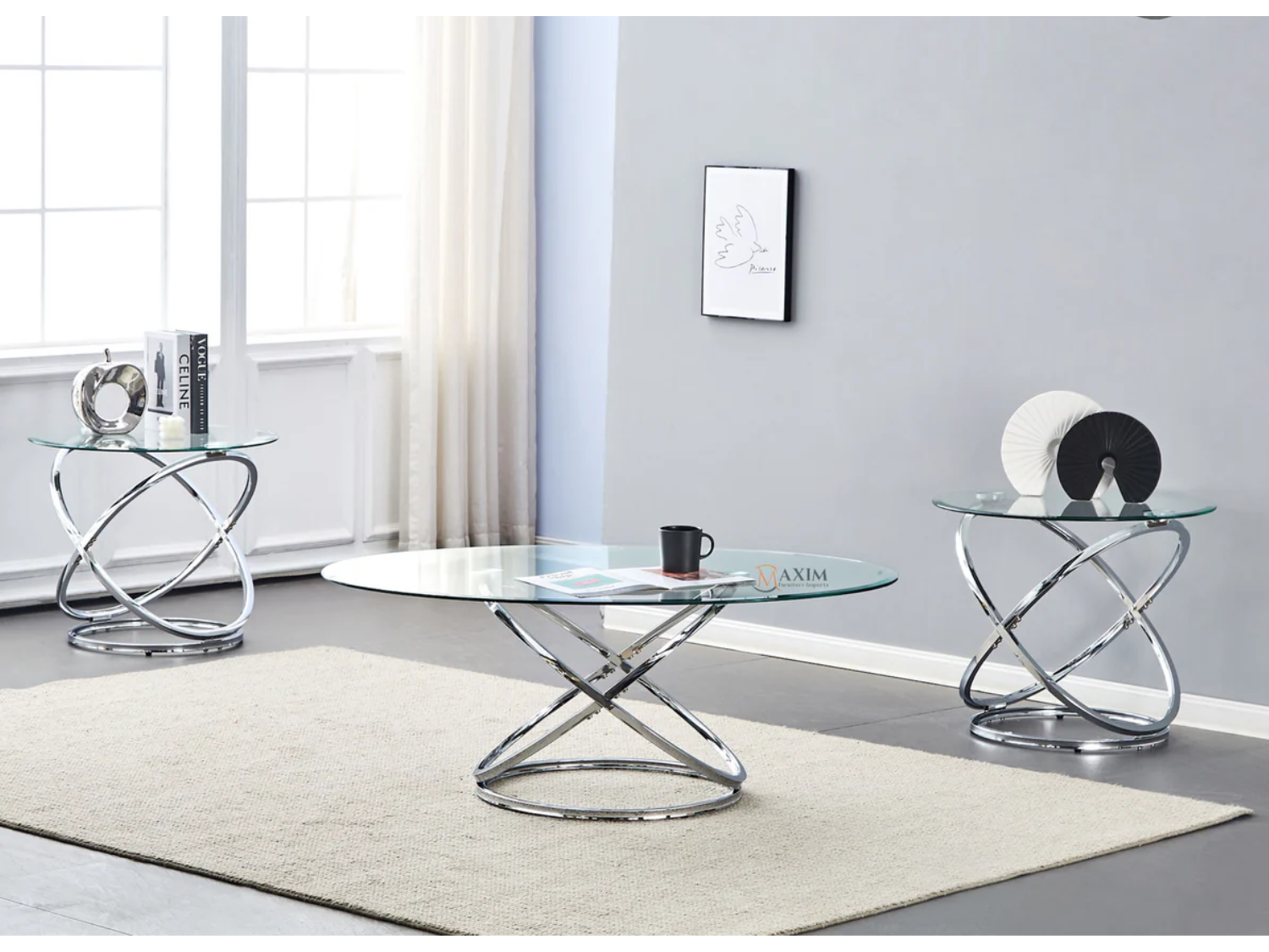 Carol 3 PC Coffee Table Set