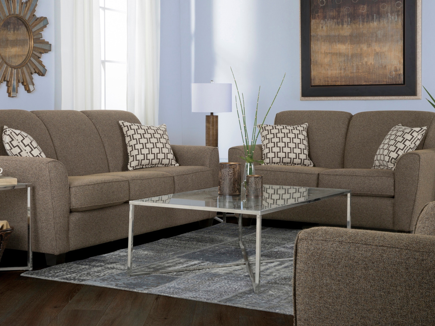 2 PC Canadian Made Sofa Set with Choice of Colours