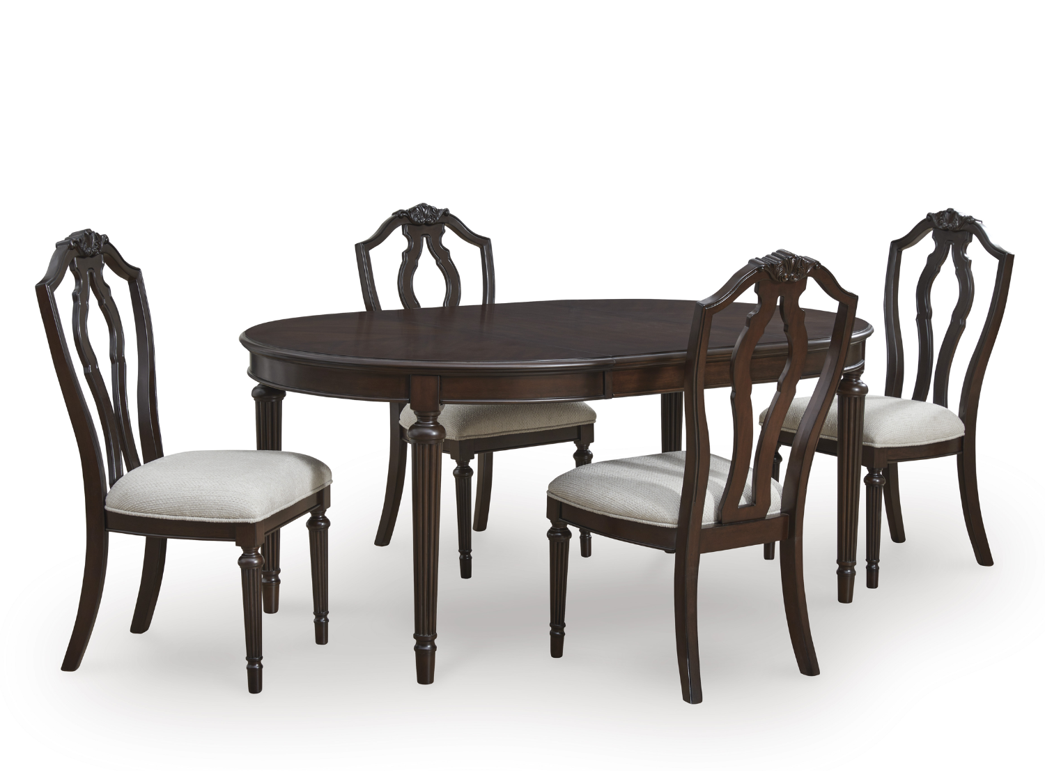 Lavinton 5 PC Oval Dining Room Set