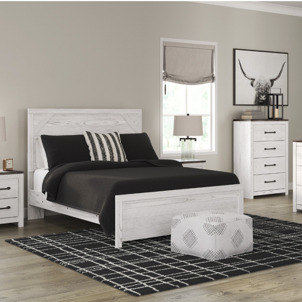 Gerridan 6 PC Queen Size Bed Set By Ashley with Free Mattress