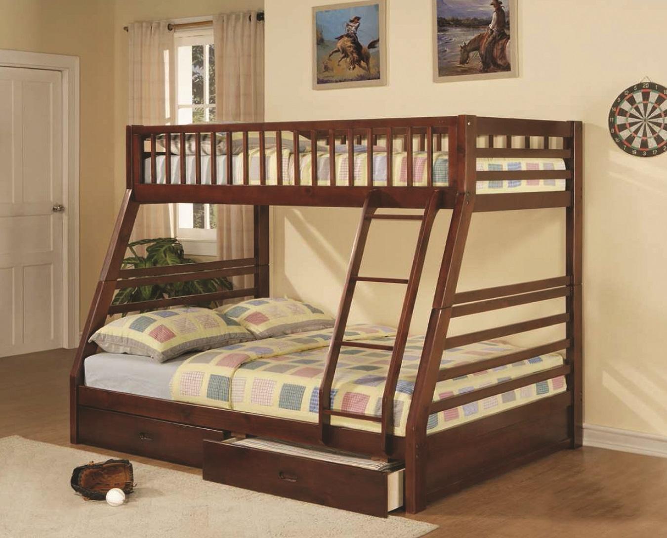 Modern Bunk Bed With/Storage (Single/Double)