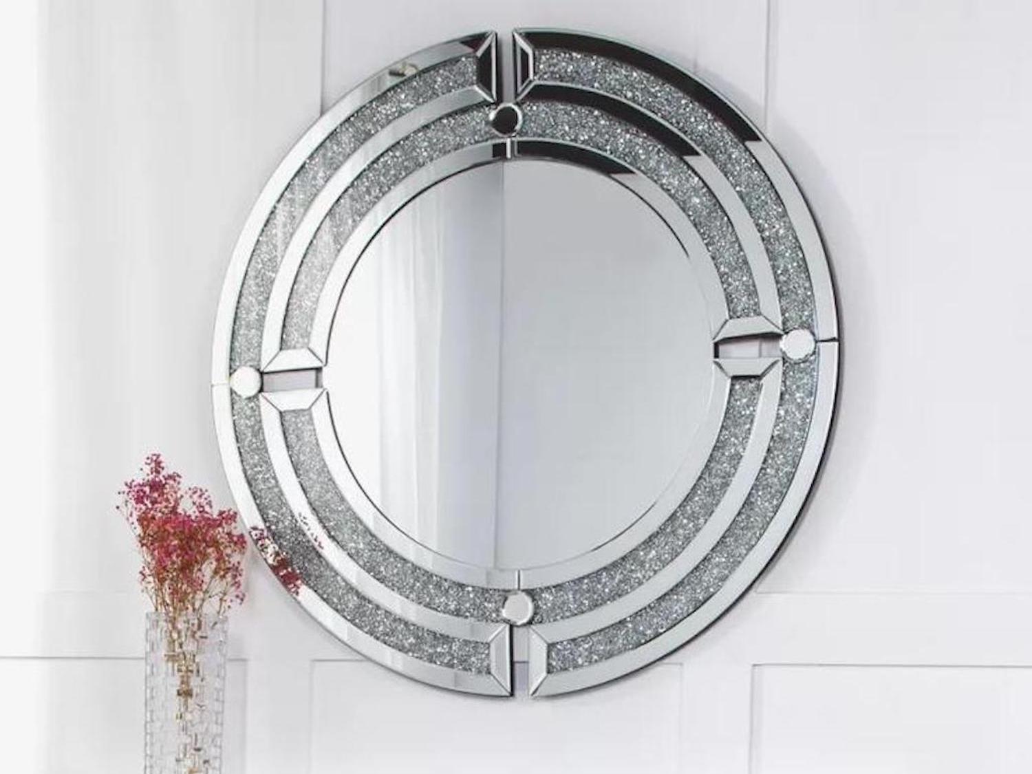 Round Accent Mirrror