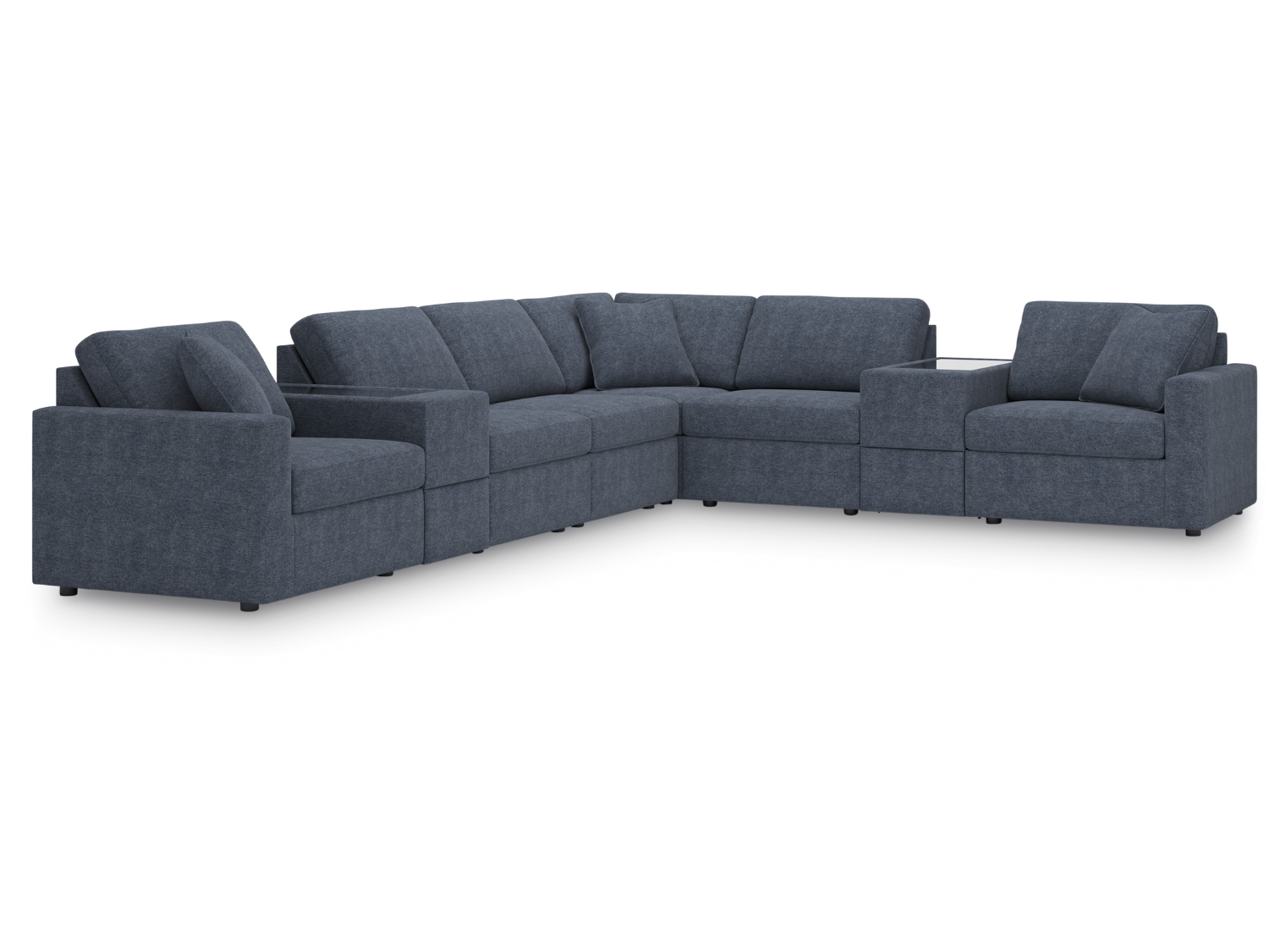 Modmax 8-Piece Sectional with Storage Consoles -Reversible