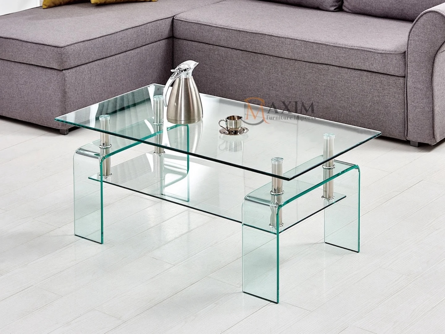 Drift Bent Glass Coffee Table