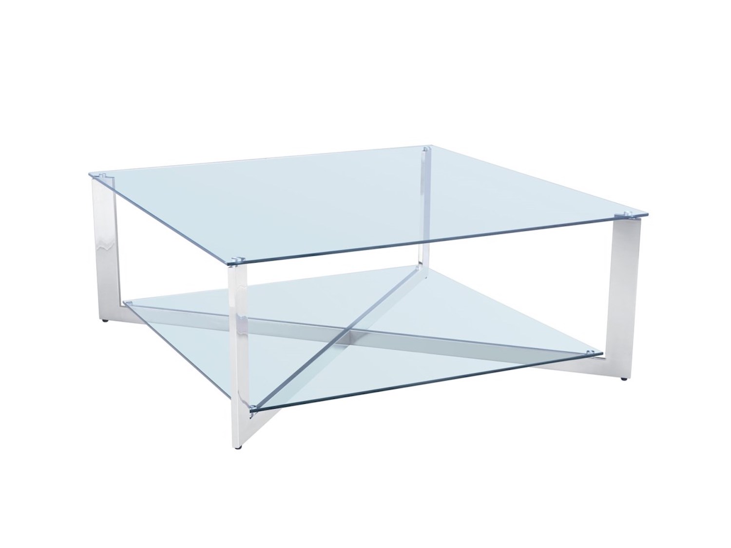 Xcella design Glass Top Maison Square Coffee Table