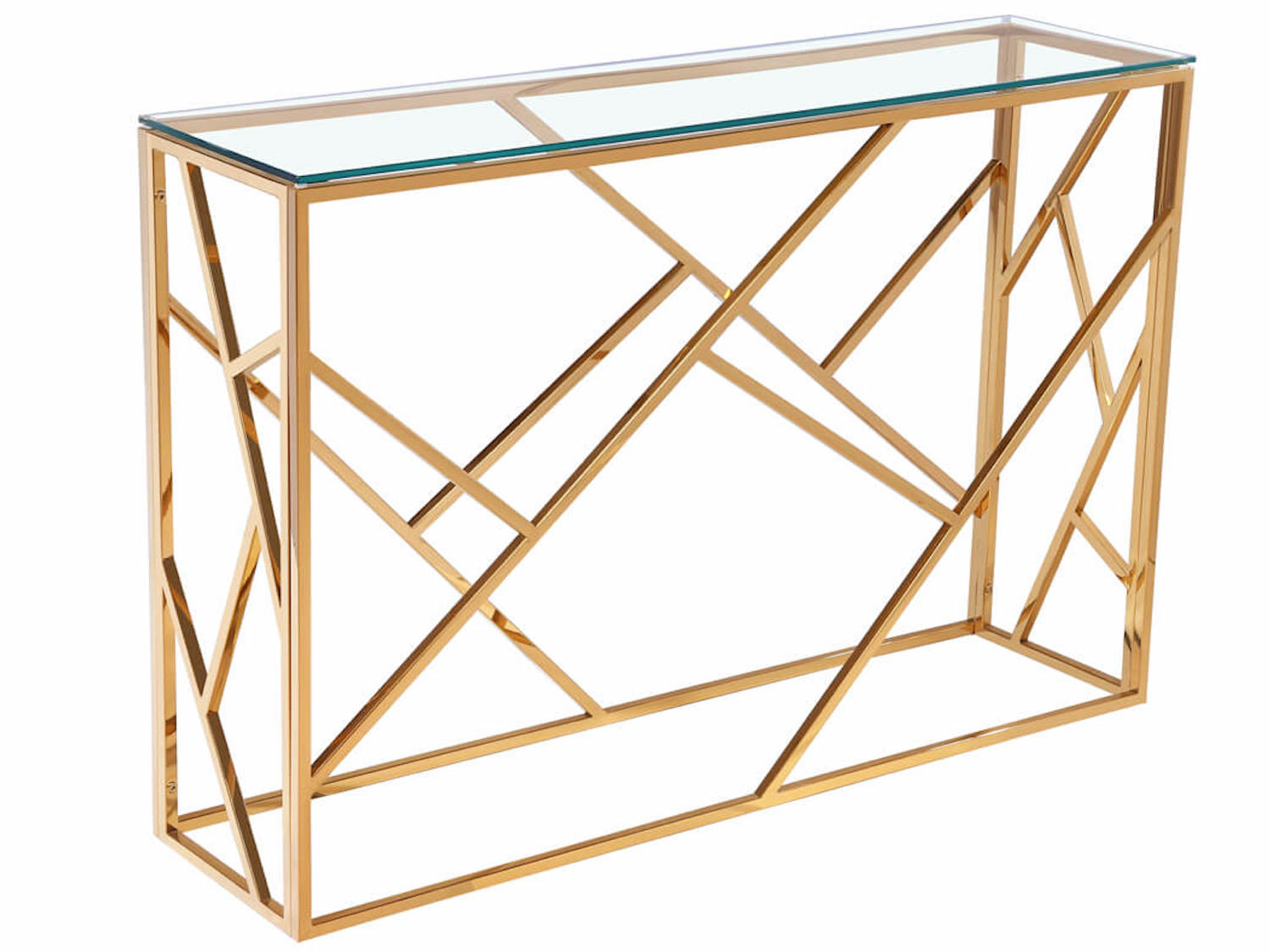 Carole Gold Console Table
