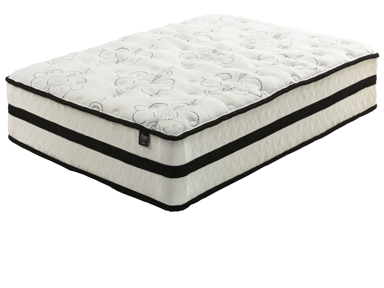 Signature design by Ashley memory foam M696 Chime 10 Inch Hybrid in White