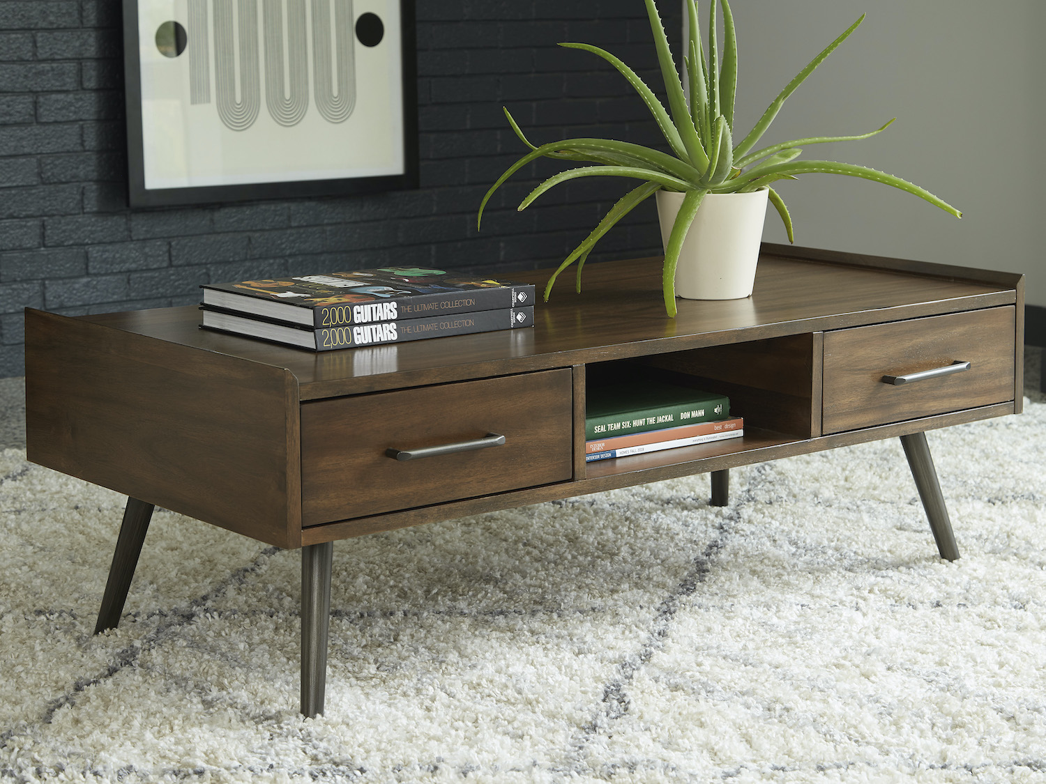 Signature design by Ashley Calmoni Coffee Table in Brown