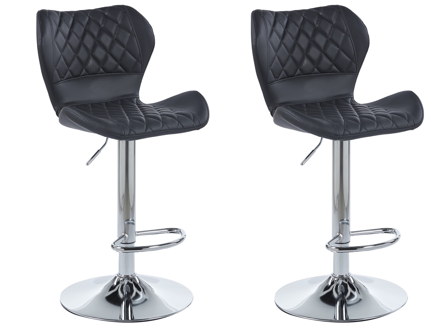 2 PC Molly Black Barstools