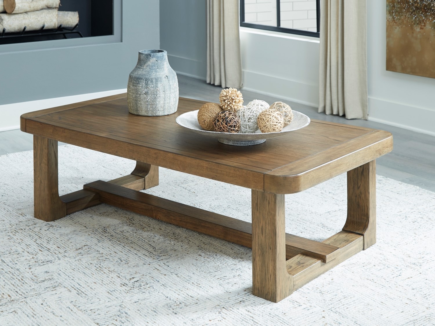 Cabalynn Rectangular Cocktail Table