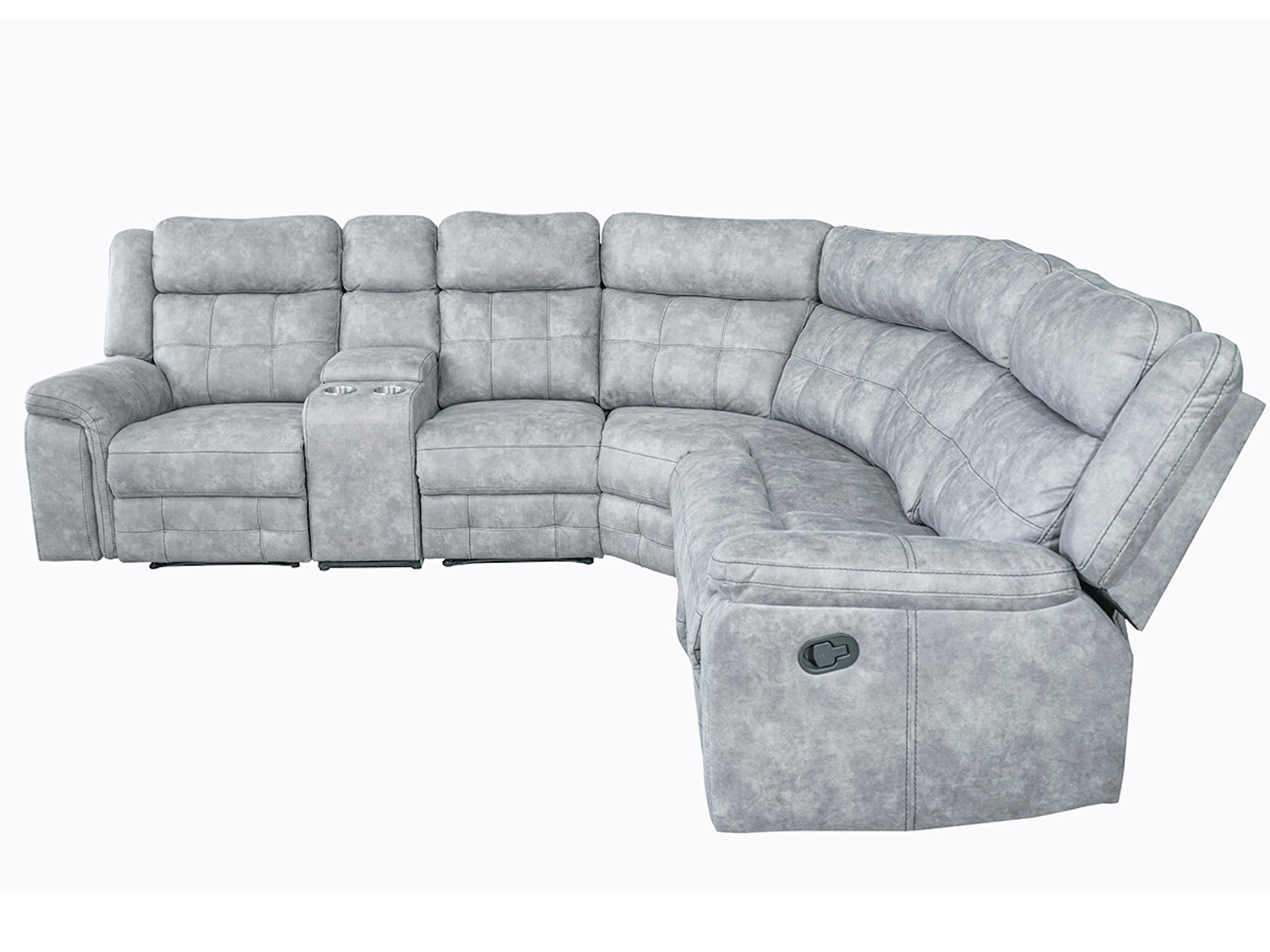 Ivan Manual 7 PC Reclining Sectional