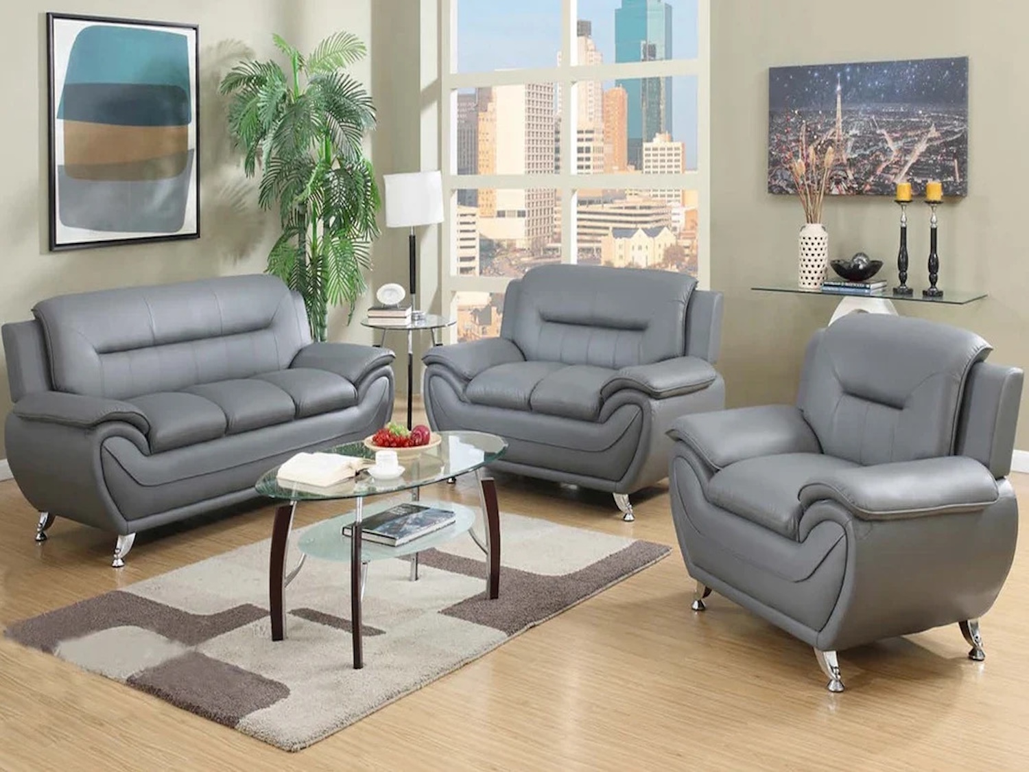 3 PC Sofa Set