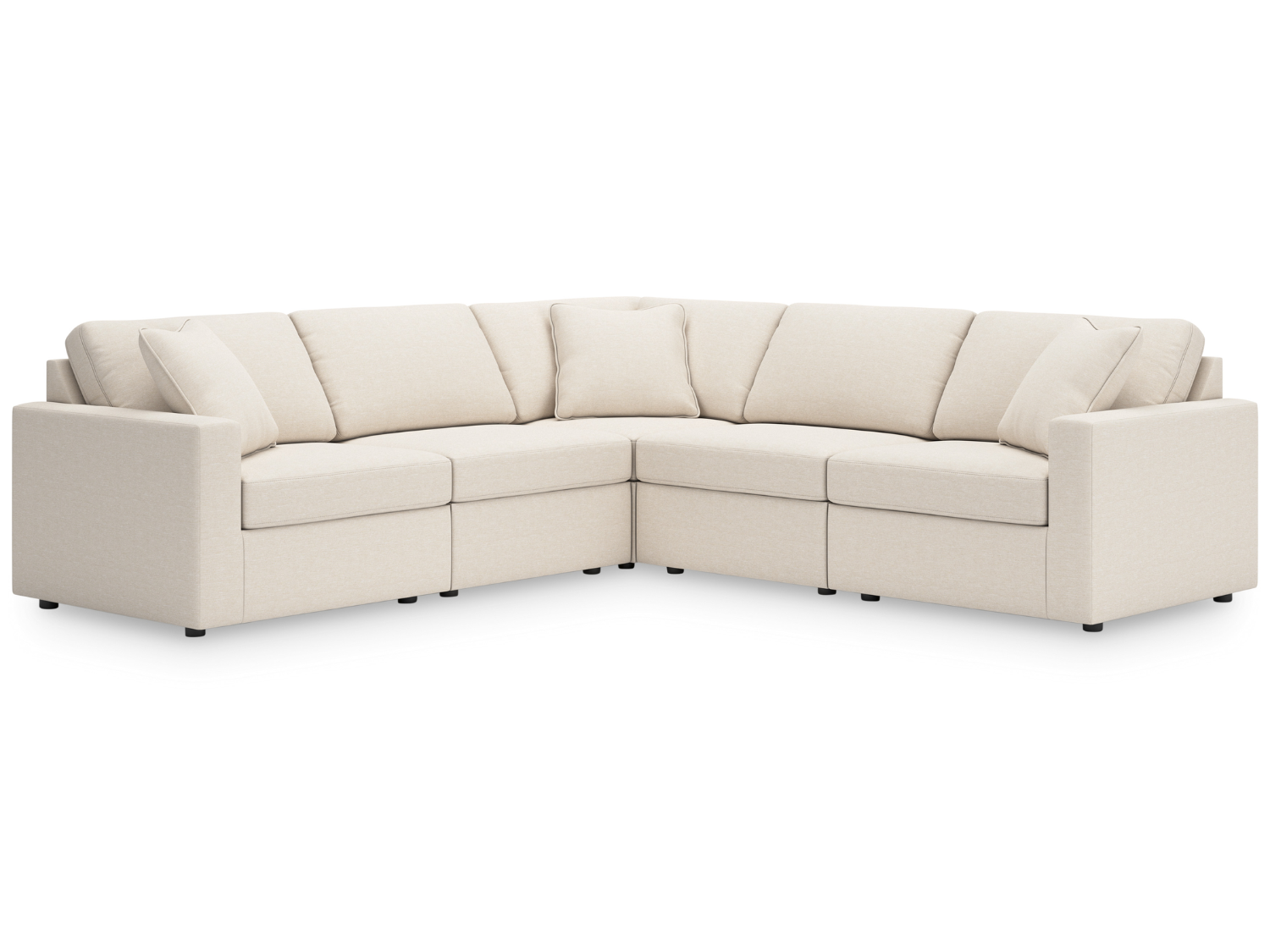 Modmax 5-Piece Sectional by Ashley Oyster Color