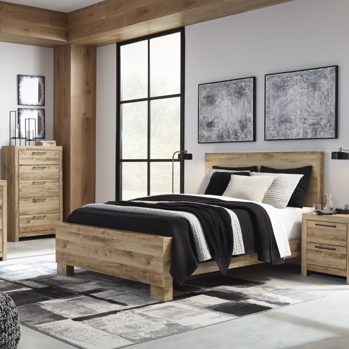 Hyanna 6 PC Queen Panel Bedroom Set by Ashley
