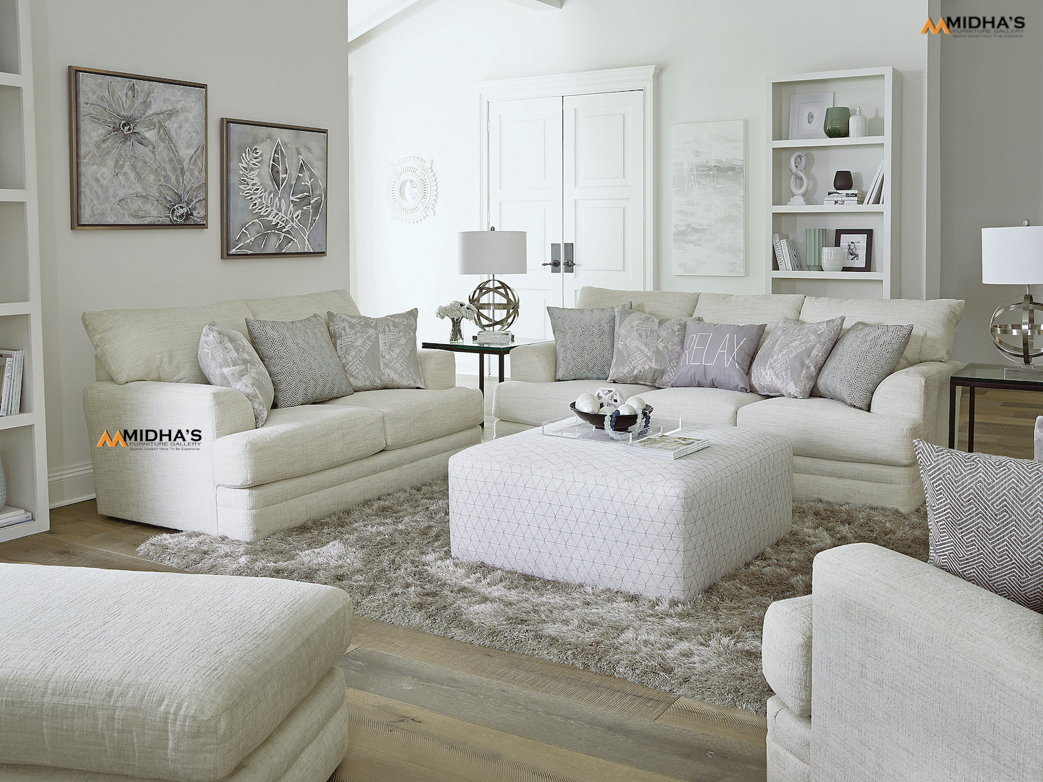 Zeller 2 PC Sofa + Love Seat