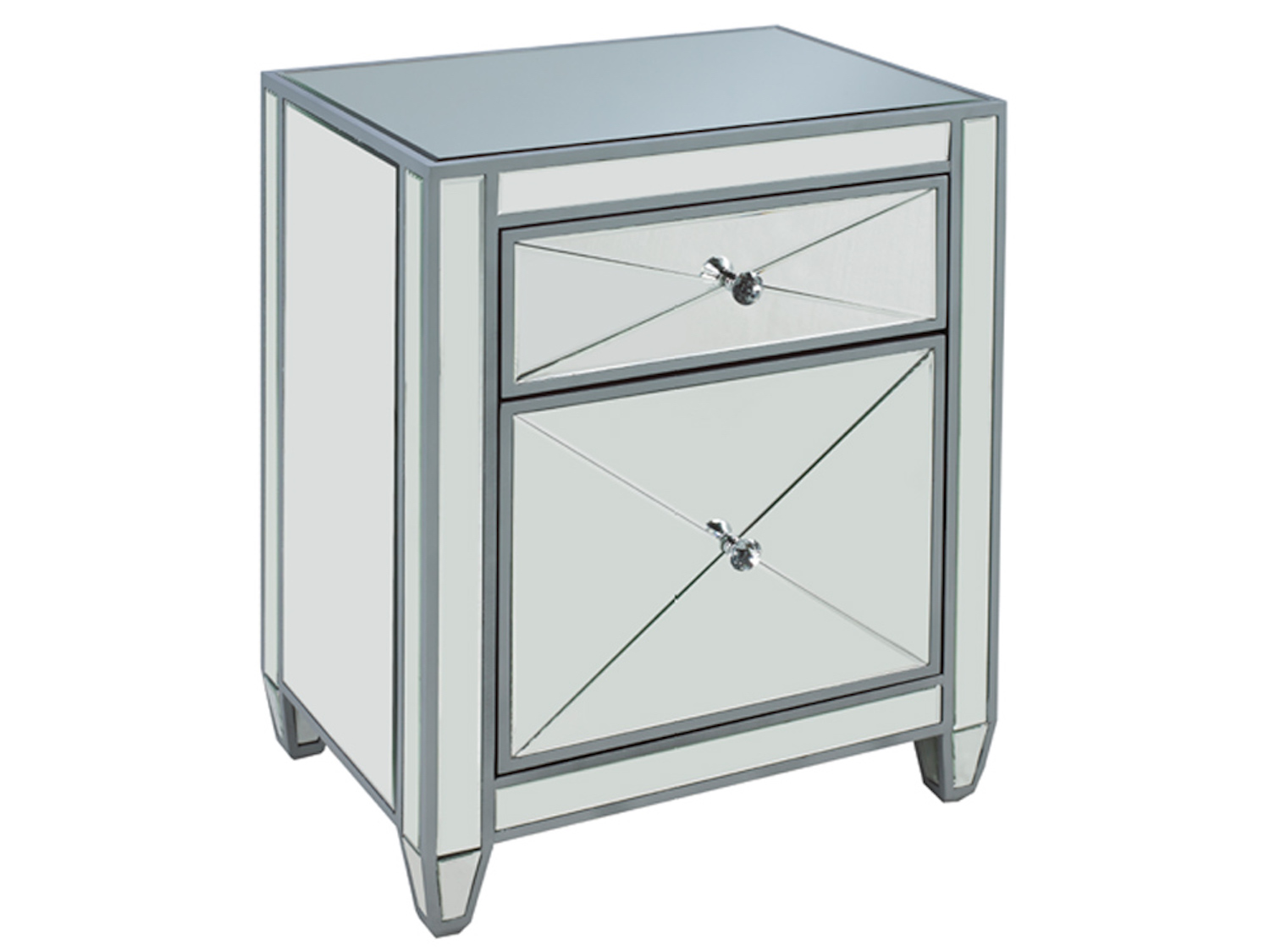 Mirror Side Stand 2 Drawer