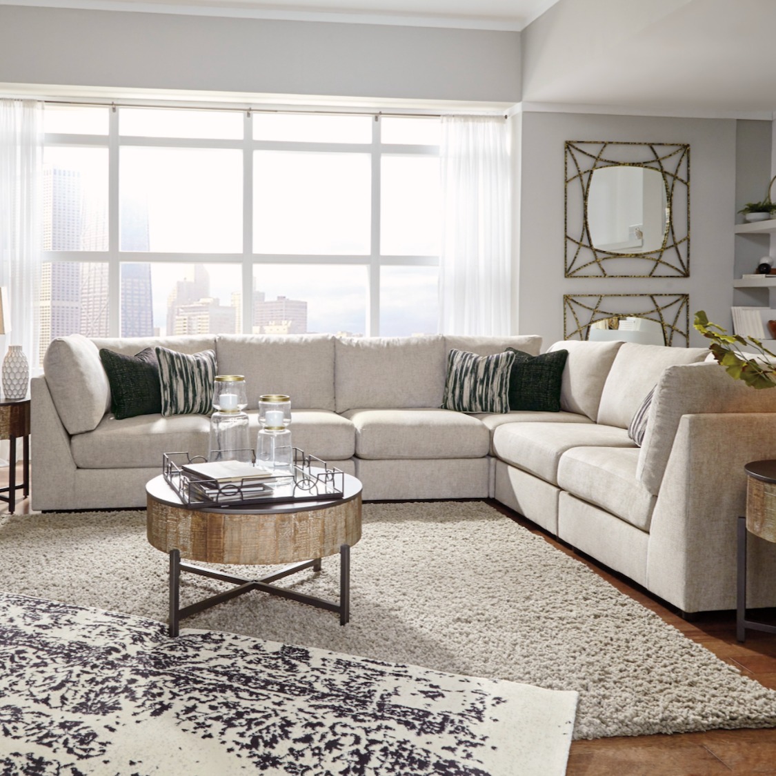 Ashley Kellway Designer Sectional (6 PC)