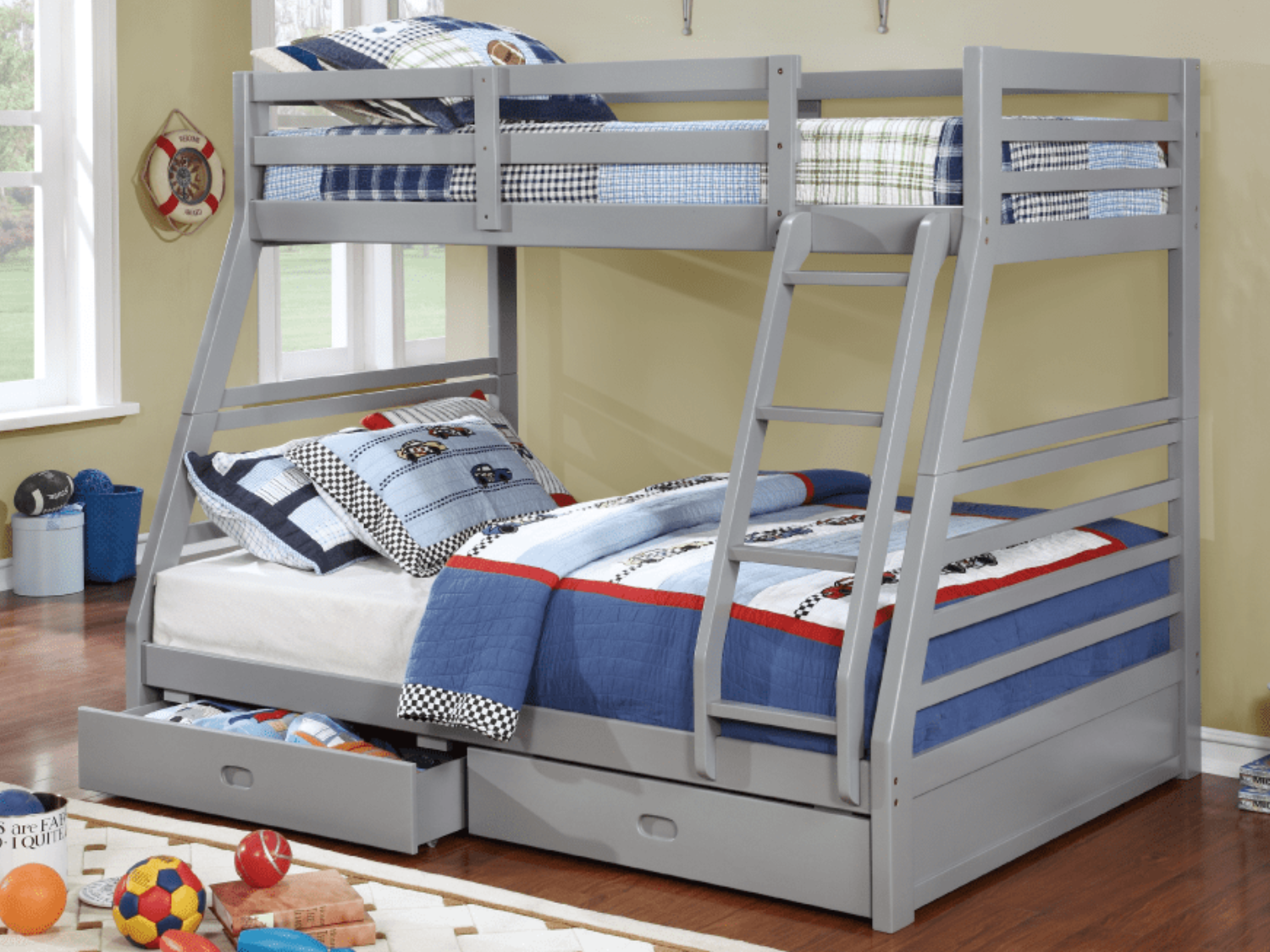 Double by Single Bunk Bed
